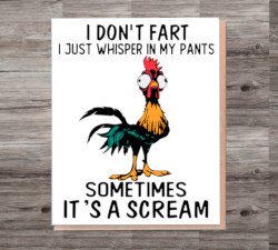 Funny Chicken Birthday Card, Card for Birthday, Greetings Card